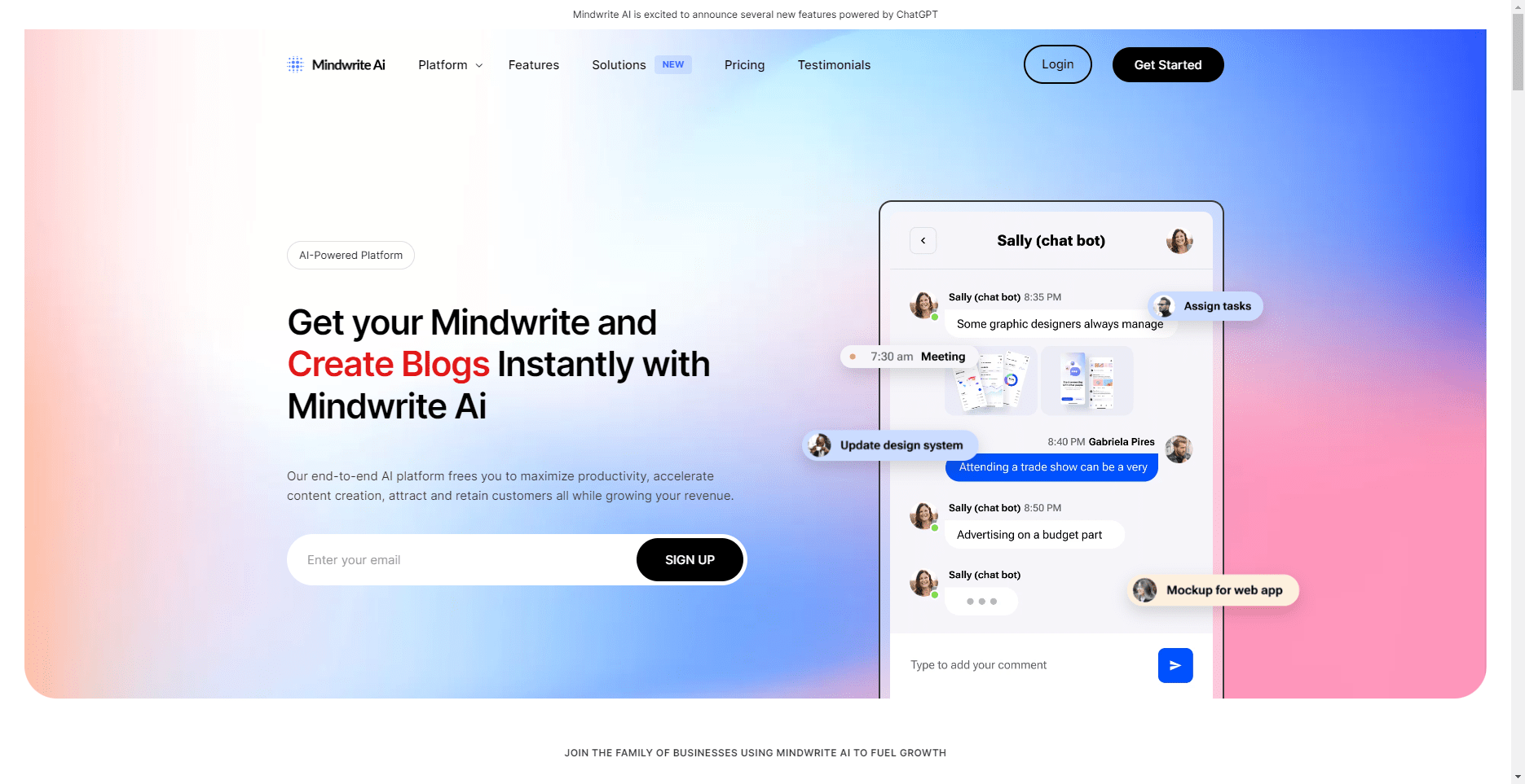 Mindwrite AI - AI Tools Masters