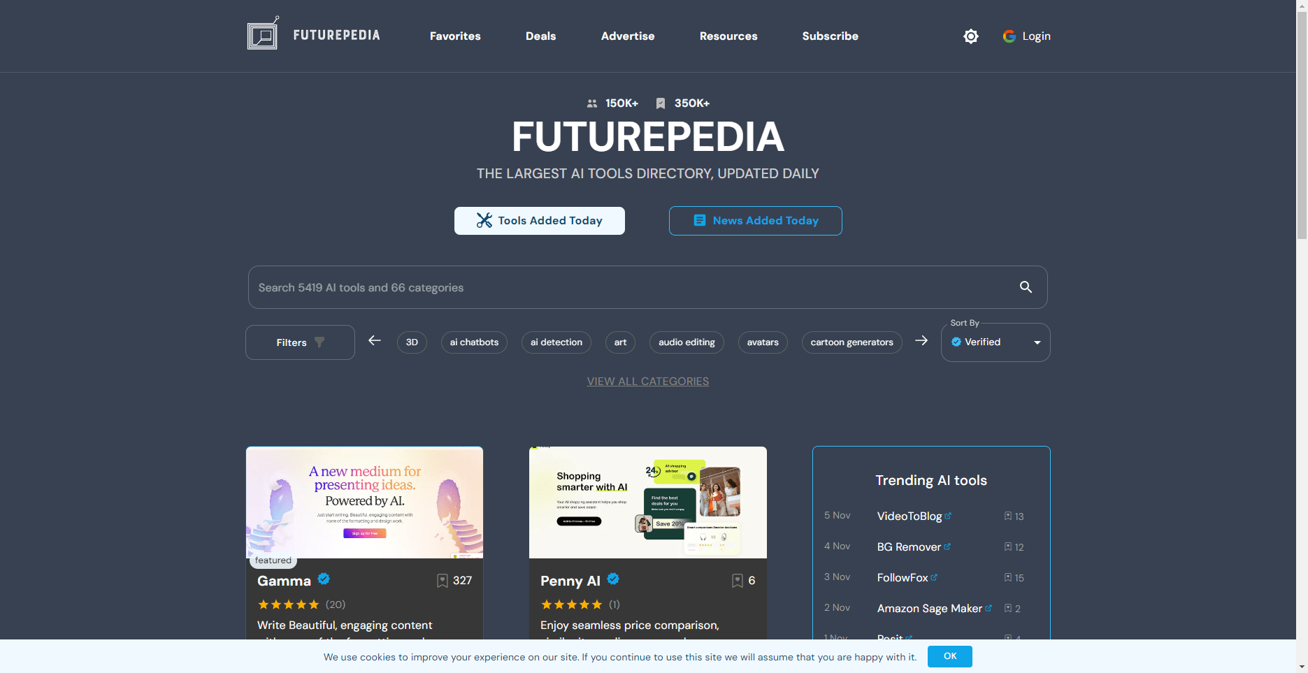 Futurepedia - AI Tools Masters