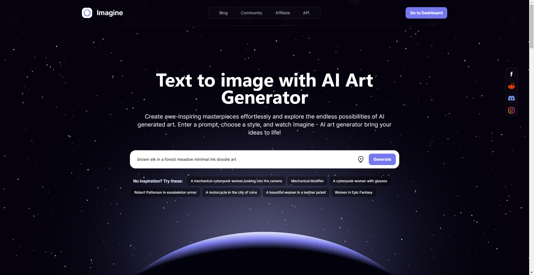 Imagine : AI art generator - AI Tools Masters