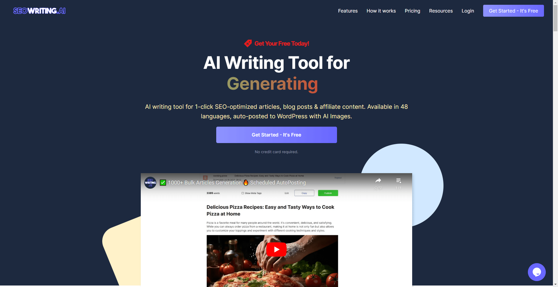 SEOWriting.AI - AI Tools Masters