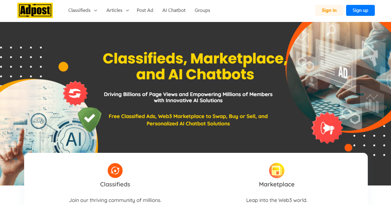 Adpost AI Chatbot Solution
